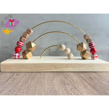 Load image into Gallery viewer, Custom Christmas Eve Montessori Abacus - abacus