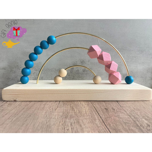 Custom Name Montessori Rainbow Abacus - Kids toys