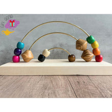 Load image into Gallery viewer, Custom Name Montessori Rainbow Abacus - Kids toys