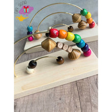 Load image into Gallery viewer, Custom Name Montessori Rainbow Abacus - Kids toys
