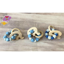 Load image into Gallery viewer, Elephant teether bracelet - baby gifts