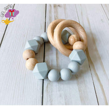 Load image into Gallery viewer, Gender Neutral Gray Sensory Teether Gift - baby gifts