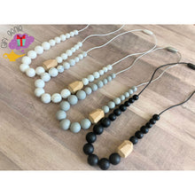 Load image into Gallery viewer, Modern Stylish Breastfeeding Necklace Neutral Colors -