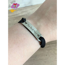 Load image into Gallery viewer, Breastfeeding Reminder Bracelet - This side next - Nursing &amp;

