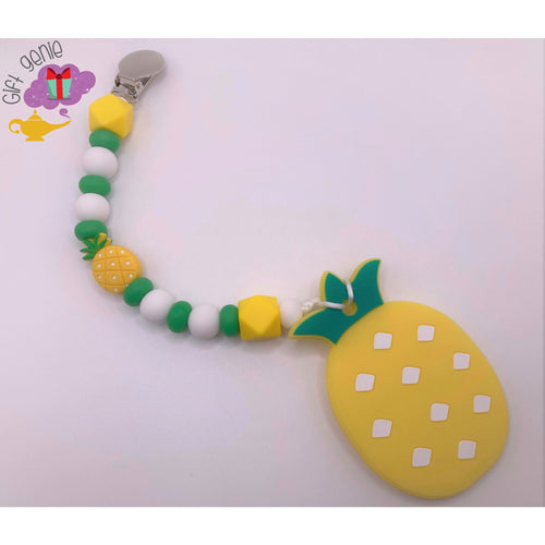 Pineapple Teething Clip - baby gifts