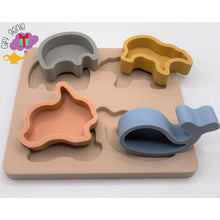 Load image into Gallery viewer, Silicone Animal Puzzle - Baby &amp; Toddler

