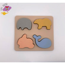 Load image into Gallery viewer, Silicone Animal Puzzle - Baby &amp; Toddler
