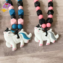 Load image into Gallery viewer, Unicorn Car Sensory Chewy Necklace - Kids toys
