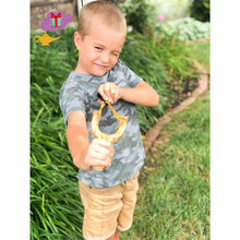 Load image into Gallery viewer, X-Large Montessori Kids Wooden Sling Shot-20 ball bag - toys
